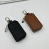 PU Leather Zipper Key Organizer for Men and Women Perfect for Daily Car Key Management