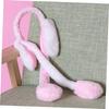 [minkissy] Girls' Hat, Moving Animal Ear Hat, Ear Headband, Popping Ears, Plush Bunny, Moving Bunny Ears, Funny Bunny Headband, Plush Headband,