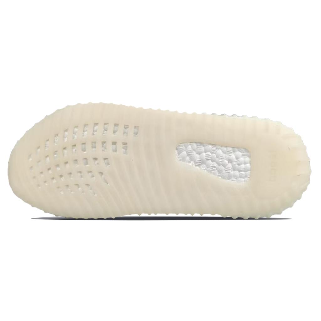 adidas Original Yeezy Boost 350 V2 Slitstarka Slitstarka Låga Casual Skor Unisex Vit Blå HQ6316(Team373-BOX)