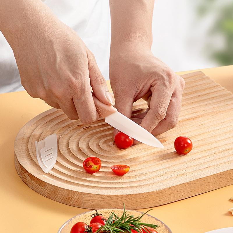 Ceramic Knife Household Fruit Knife Sharp Kitchen Cutting Knife Anti Slip Knife Set Baby Food Peeler Tool