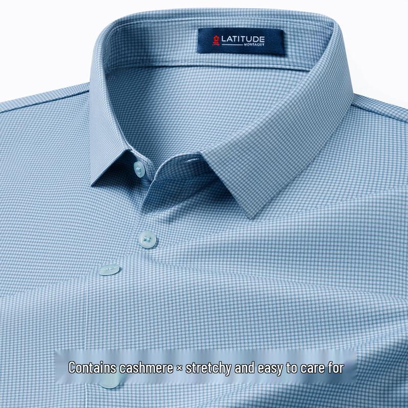 

MONTAGUT Men s Cashmere Blend Casual Shirt 56