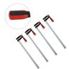 4PCS Woodworking F Clamp Heavy Duty F Clamps Woodworking Bar Clips Quick Slide DIY Hand Tool Kit 80*600mm