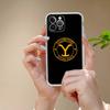 Y-Yellowstone Logo Fit For IPhone 16 15 Promax Phone Case IPhone 14 11 12 High End 13 Pro Silicone