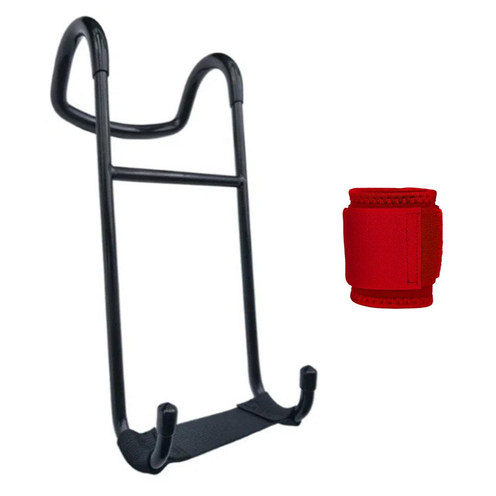 Dumbbell Spotter Hooks Hanger Heavy Duty Dumbbell Hooks with Wrist Wrap Heavy Power Dumbbells Rack Attachments Safety Connector