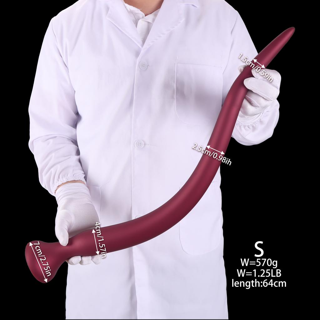 25 Inch Long Anal Plug Liquid Silicone Buttplug Huge Anal Dildos for Women Men Vaginal/Prostate Massage Sigmoid Stimulation