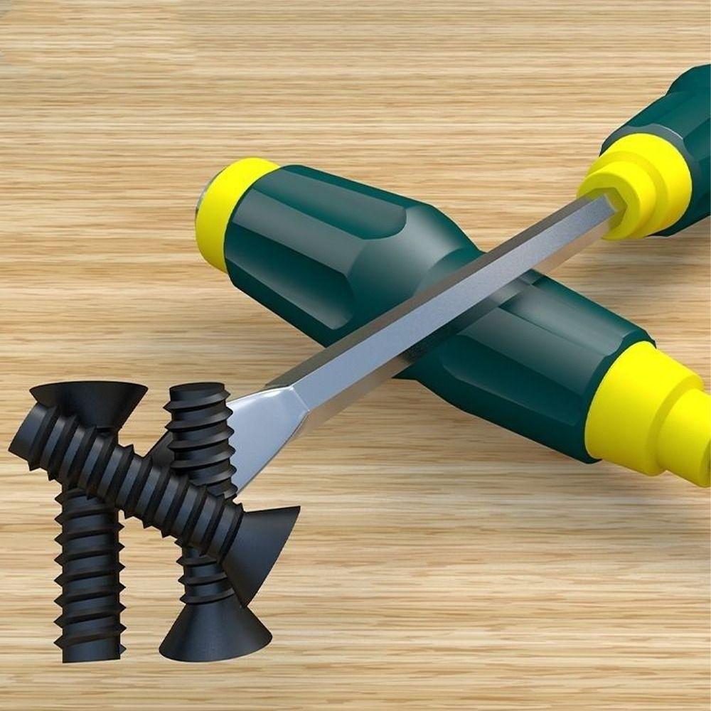 Anti Slip Magnetic Screwdriver Corrosion Resistant Manual Screwdriver  Security Repair Tools