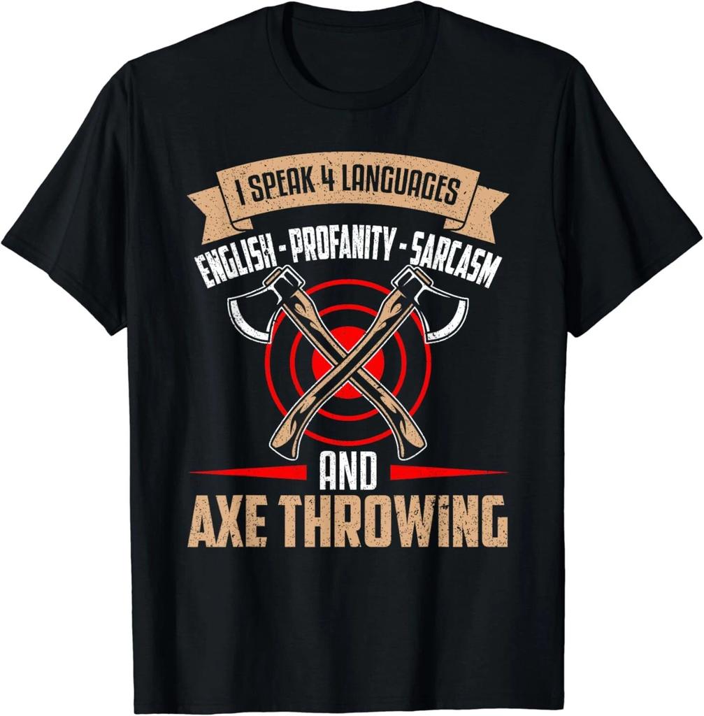 Axe Throwing Shirt Funny Axe Throwing Lover Gifts Unisex T-Shirt