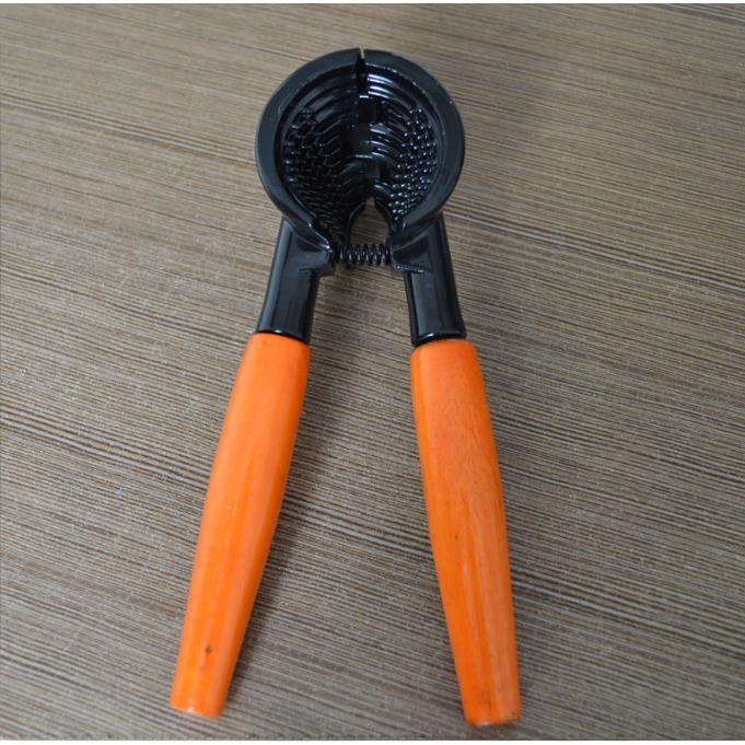 Wood Handle Nutcracker Kitchen Tools Dried Fruit Nut Clamp Funnel Shaped Force Clamp Cooking Utensils  Remover
