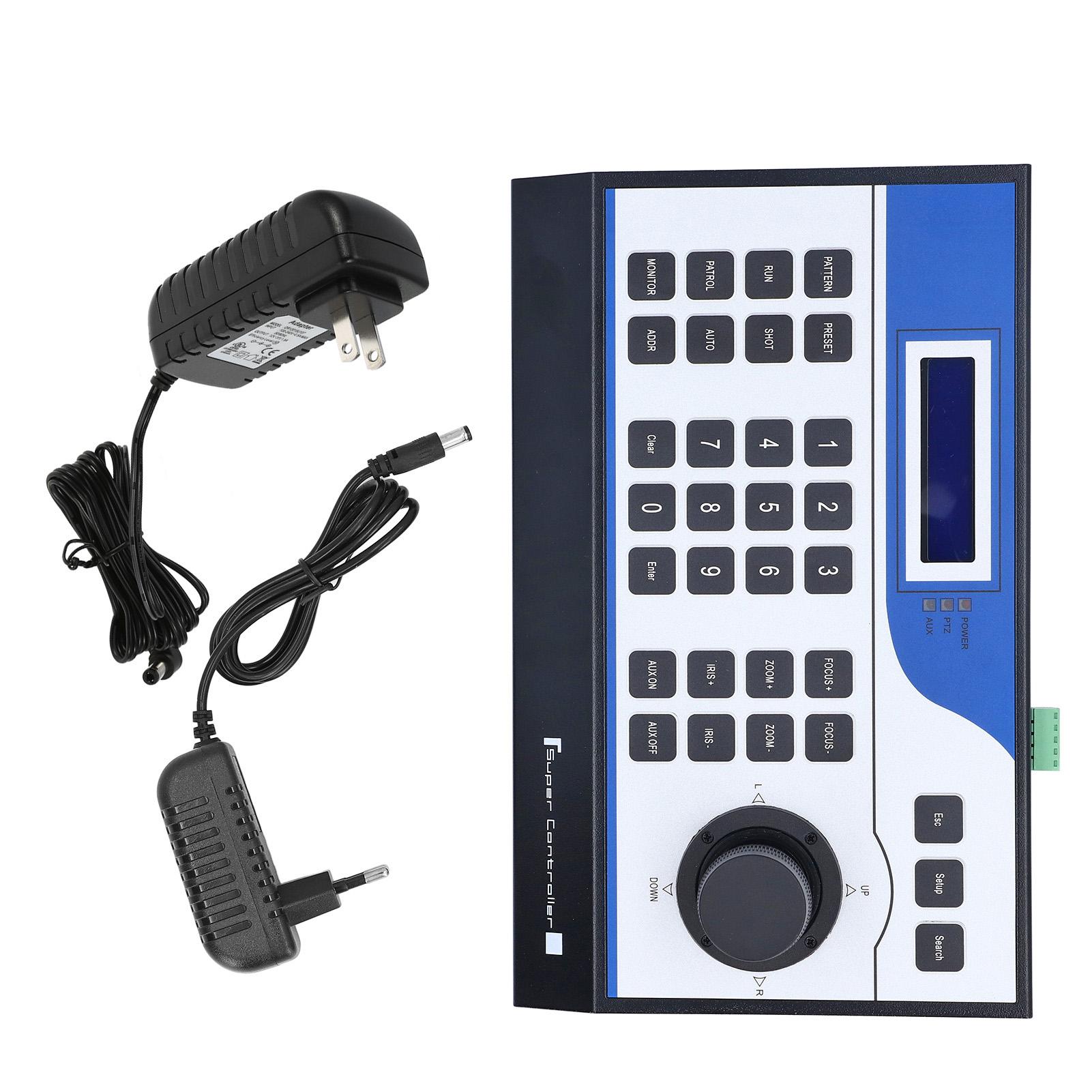 

Контроллер 3D-камеры PTZ ABS Мини-аналоговая клавиатура купольной PTZ-камеры для банковского монитора 100‑240 В