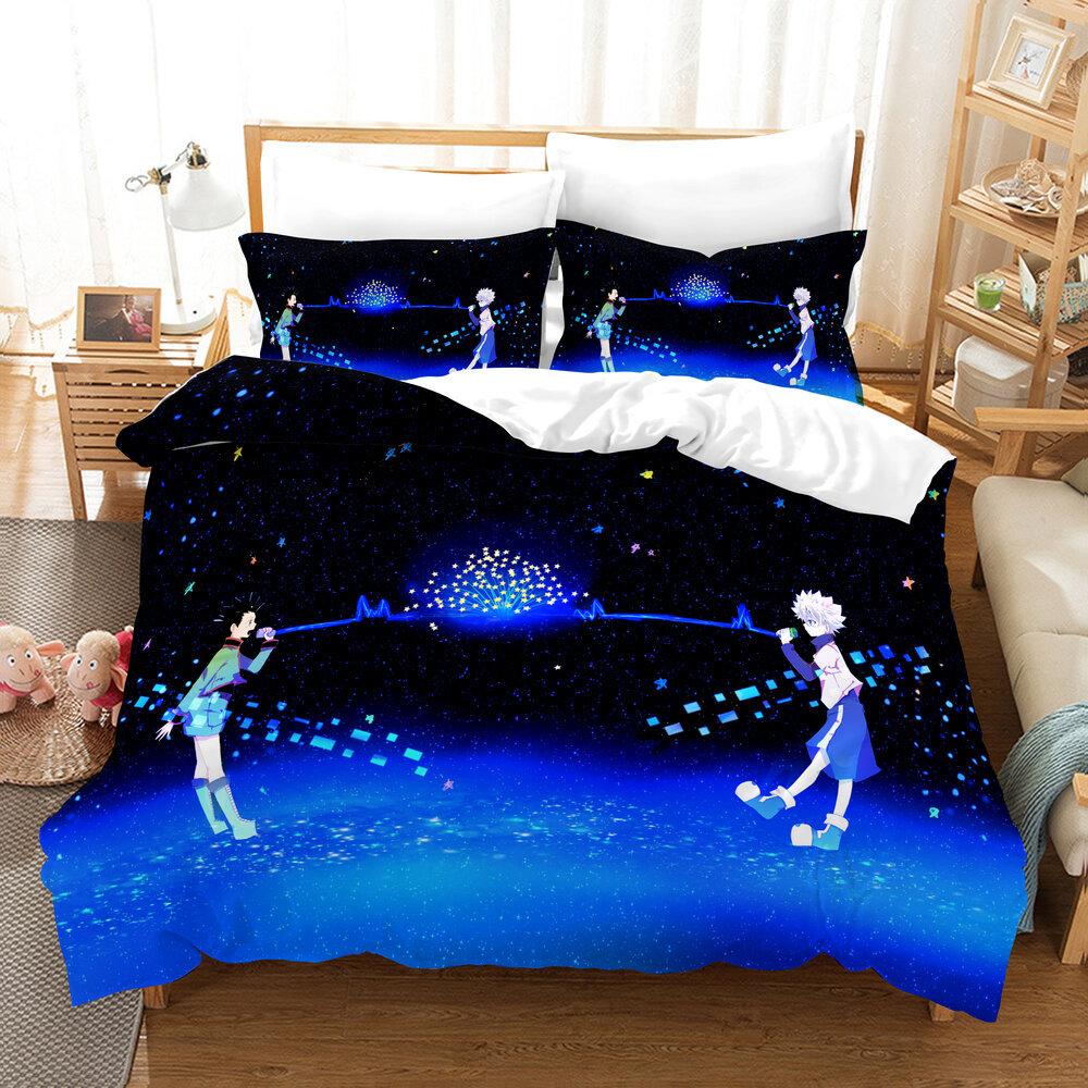 Game 3D Digital Printing Kit Quilt Cover Three-Piece Set