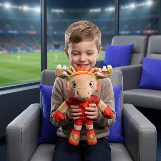 Mascot Plush Stuffed Animal, Football Plush Doll, Soft Collectible Toy for Fans, FIFA Memorabilia Plush for Display Gifting And Cheering