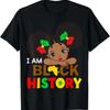 I Am Black History T Shirt for Kids Girl Month Vintage Washed Slightly Soft Stretched Fashion Unisex Streetwear Graphic
