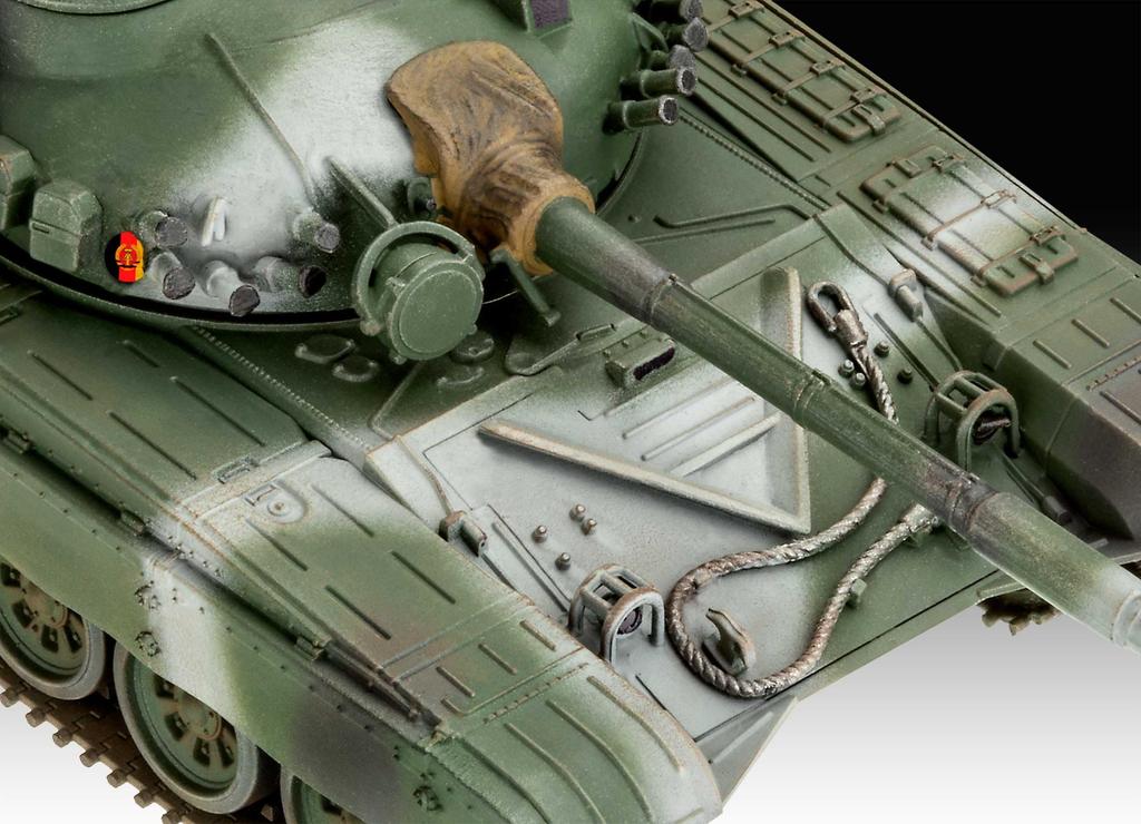 Уровень немецкого языка (Revell) 1/72 Советский Т-72 М1 Пластиковая модель 03357 танк (военный автомобиль)