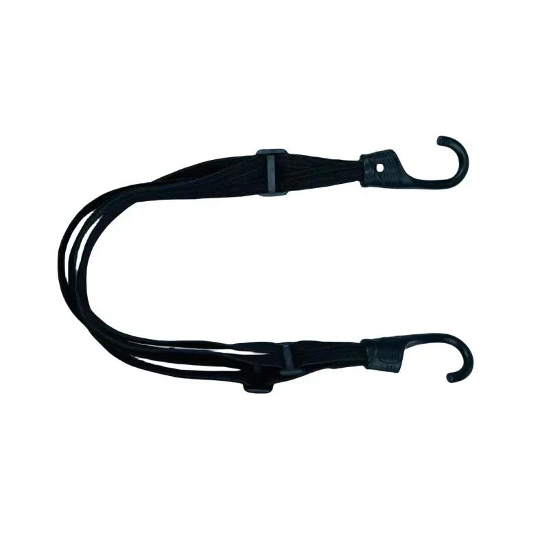 60/90/120cm Motorcycle Helmet Straps Hook Luggage Straps Retractable Elastic Rope Adjustment Fix Buckle Rope Accessorie