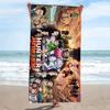 Anime HUNTER×HUNTER Print Beach Towel, Large Soft Quick Dry Towel for Beach Camping Swimming