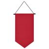 Triangle Flag Wall Hanging Canvas Banner Hanging Brooch Pin Display Durable Multifunctional Badge Storage Pin Display Pennant