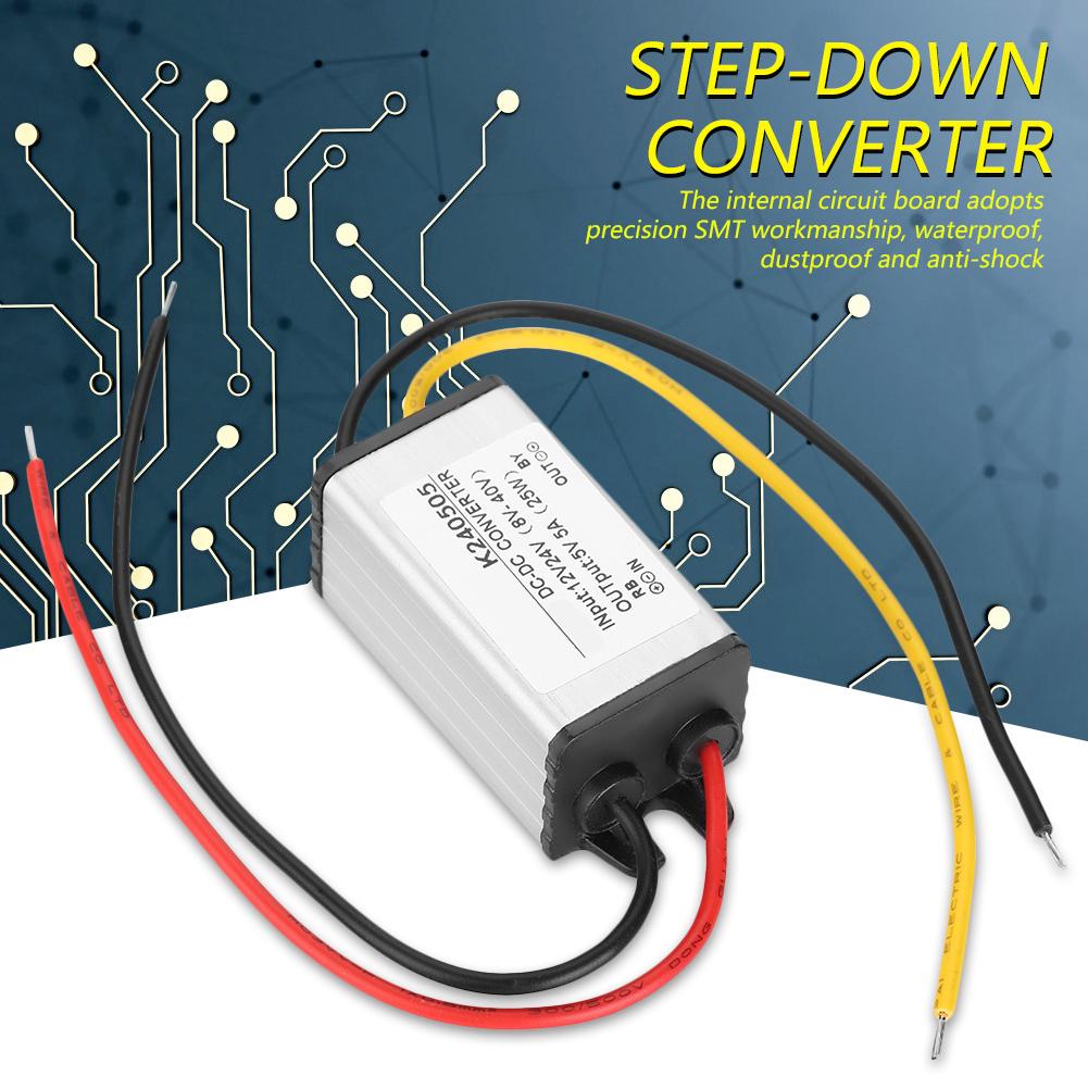 DCDC 12V24V To 5V 5A Buck Converter Step Down Power Supply Module