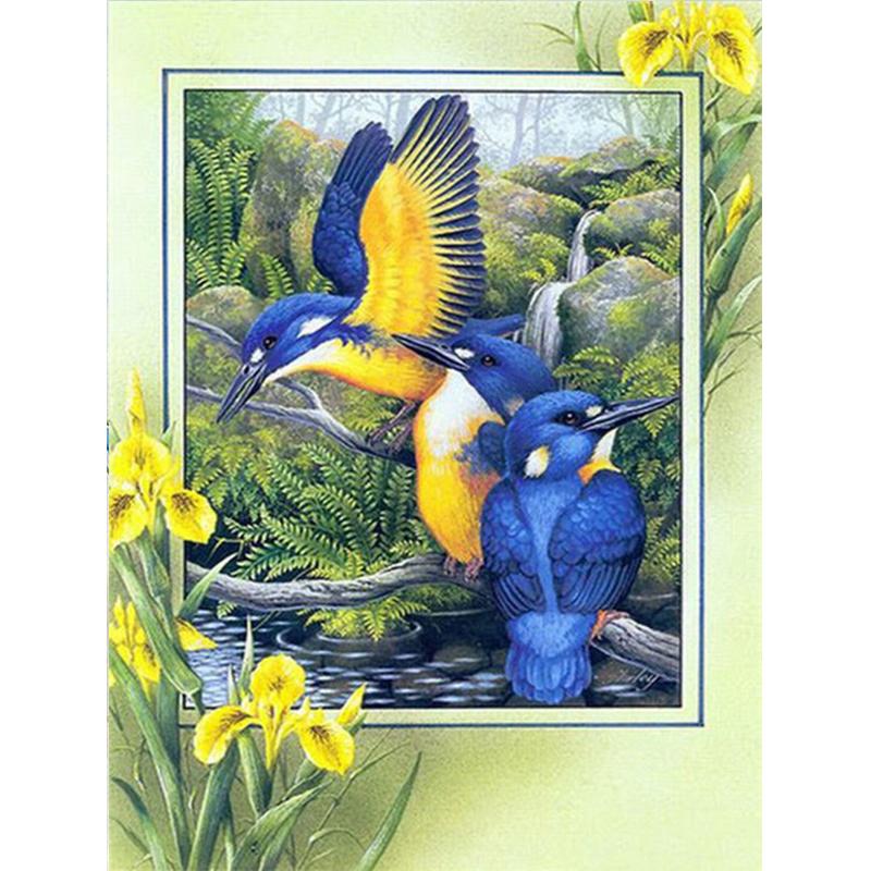 Full Square/Round Diamond Painting Animal Swan Mosaic Embroidery Sunset Cross Stitch Handmade Gift