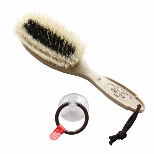 Ikemoto Brush Industry Natural Hair Pollen Removal Brush KB1500 Natural, 6.2 x 4.3 x 21 cm