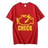 Brand Men T-shirt Mechanic Auto Repair Check Engine Light Print Summer Tees Hip Hop T-shirt Short Sleeve Harajuku Tshirt Male