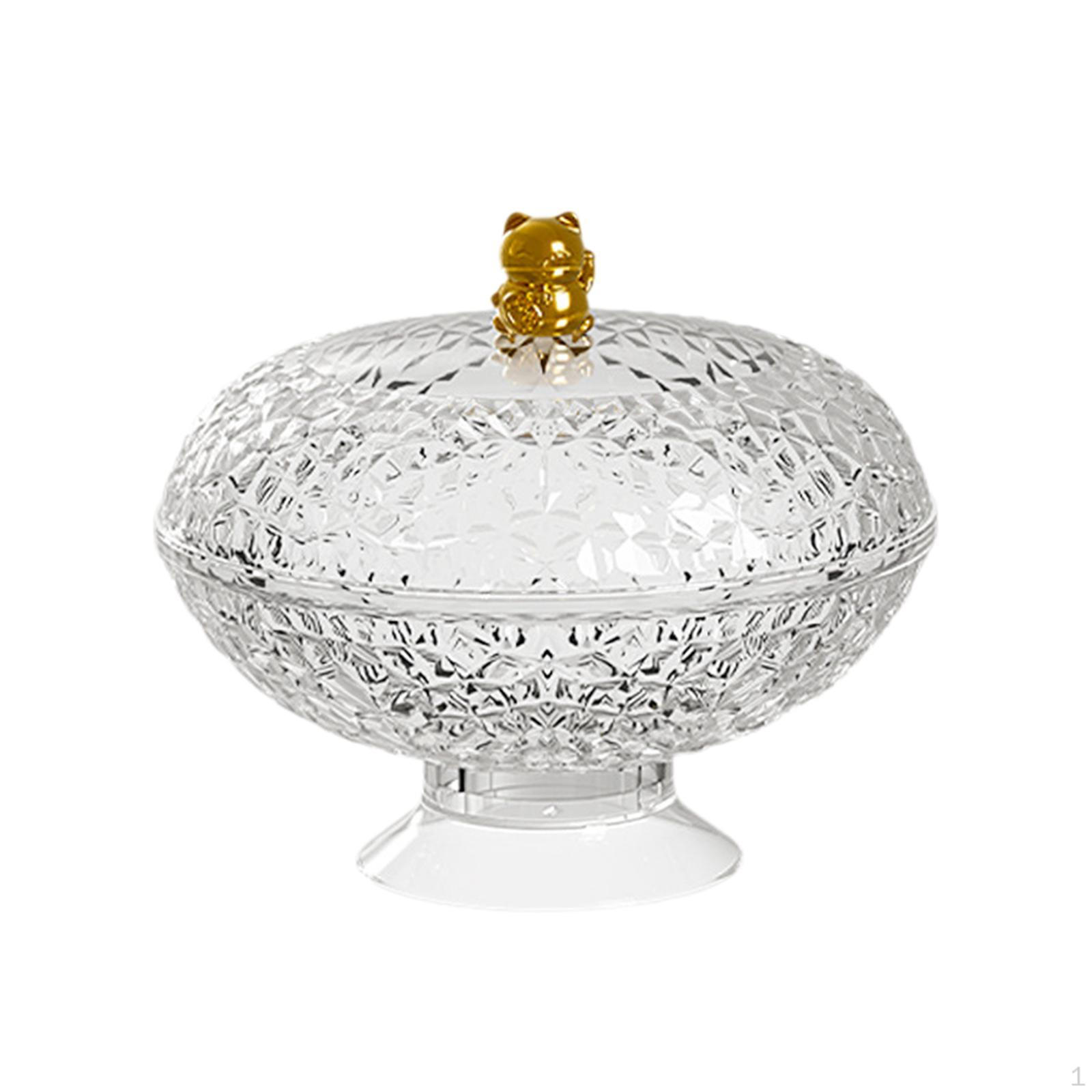 

Фруктовница на столешницу с крышкой, съемный держатель, тарелка для вечеринки, свадьбы белый