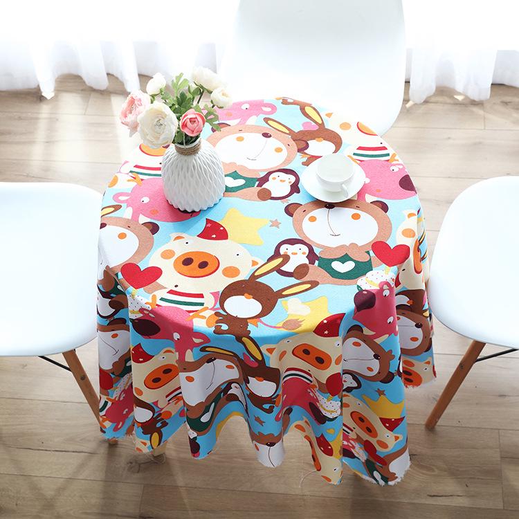 Ekologická šifrovaná bavlněná polyesterová květinová plátnová tkanina na polštáře, podložky pro domácí mazlíčky a venkovní stany