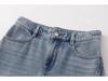 Spring 2026 Women's Versatile Slimming Wide-Leg Jeans - Curved-Leg Style BR321109