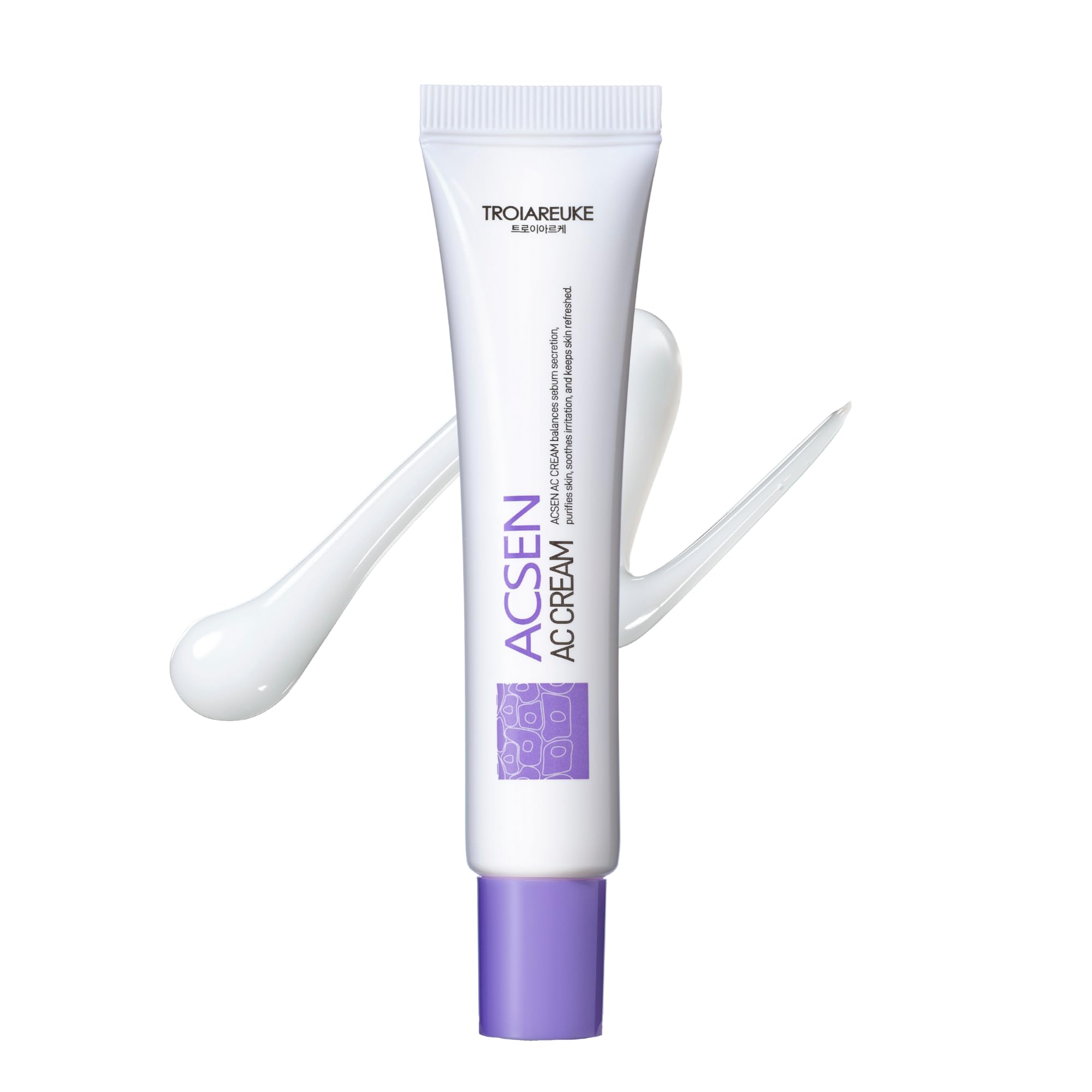 [Official] TROIAREUKE ACSEN AC Cream  Oily Skin Cream Moisturizing Gel Skincare (25ml)