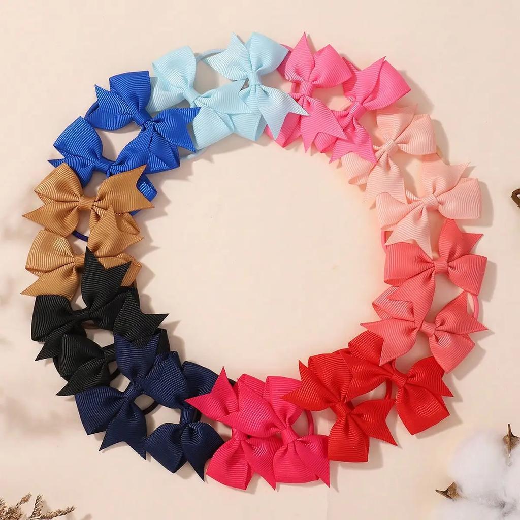 20 Stück/Los 2,1 Zoll Schönes Schleifchen Haarband Schleife Kopfseil für Mädchen Boutique Kopfschmuck Kinder Haarschmuck Geschenke