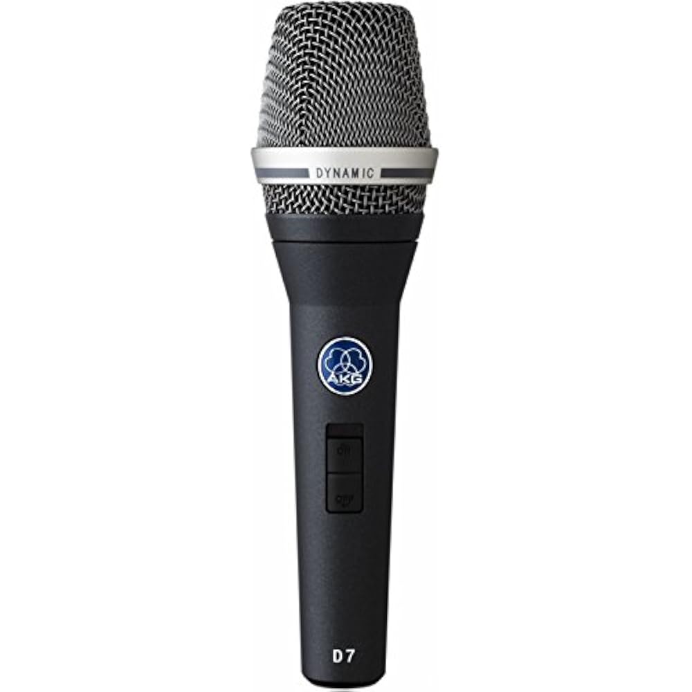 

[AKG] Dynamic Microphone [Super Unidirectional Microphone that Can Be Used in Tough Sites] AKG Dy...