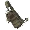 MultiFunctional Military DualPurpose Chest Waist Bag Nylon Material Waterproof Bag(Army Green )