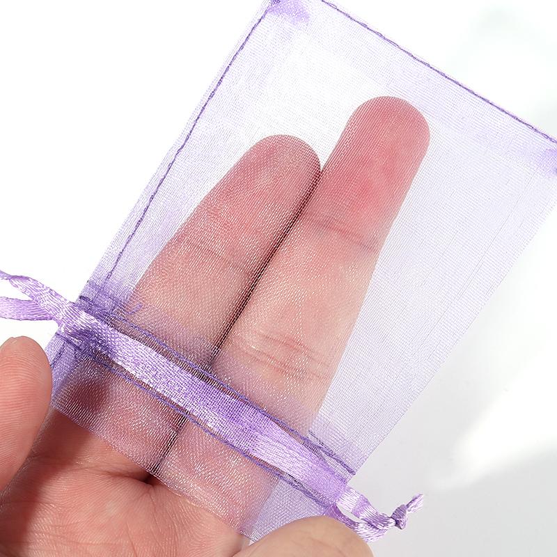 10Pcs Single Color Wedding /Ornament/Gift Wrap Yarn Bag Organza Bags Tulle Drawstring Bag Jewelry Pouches Packing Wholesale