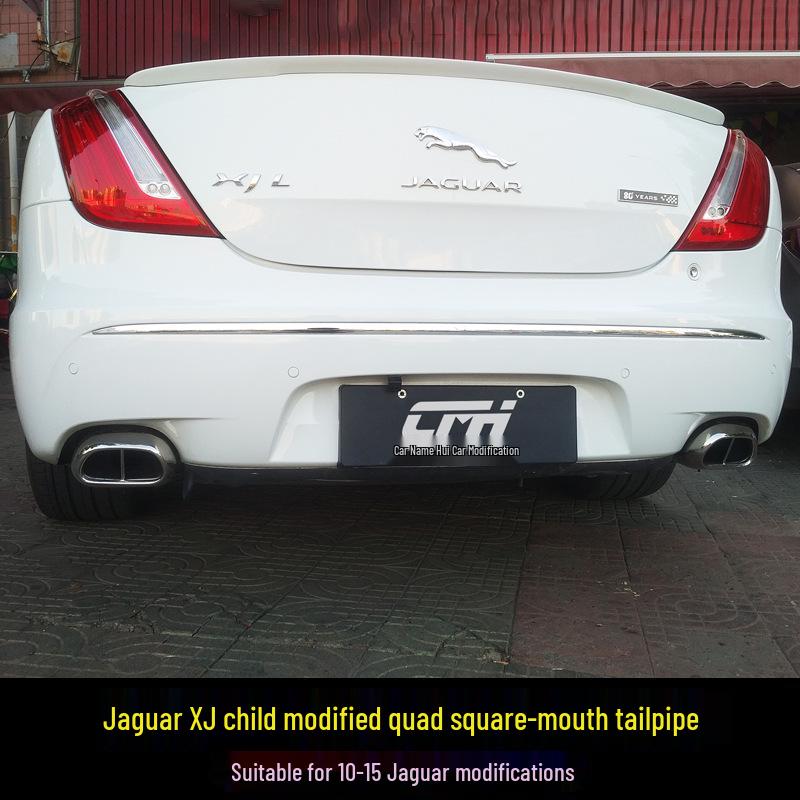 

Квадратная насадка на выхлопную трубу из нержавеющей стали для Jaguar XJL 2010-2015 гг. Stainless Steel Exhaust Pipe