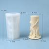 Aromatherapy Candle Mold Non-Stick Silicone Candle Mold 3d Carved Candle Mould Flexible For Aromatherapy Diy Crafts Home