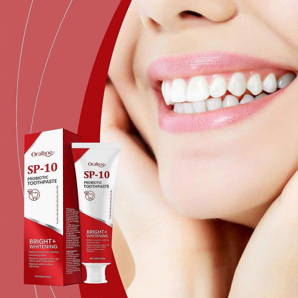 Probiotic Toothpaste Protects Gums, Cleans Teeth, Freshens Breath, and Provides