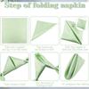 6Pcs 43X43cm Satin Table Napkin Soft Handkerchief Romantic Wedding Birthday Banquet Square Table Napkins Dinner Party Decoration