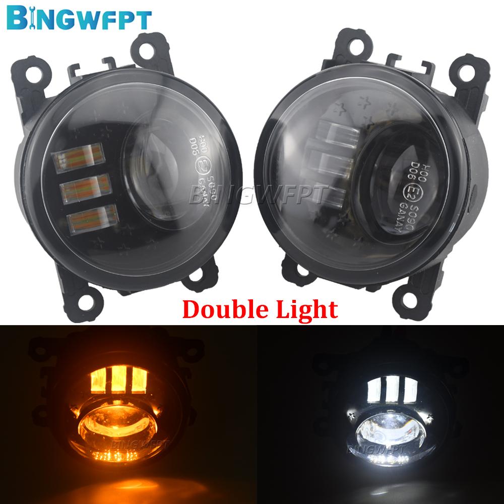 Front Bumper Fog Lamp Daytime Running Light H11 12V For Suzuki Jimny FJ Closed Off-Road Vehicle 1998-2014 LED Fog Light Assembly