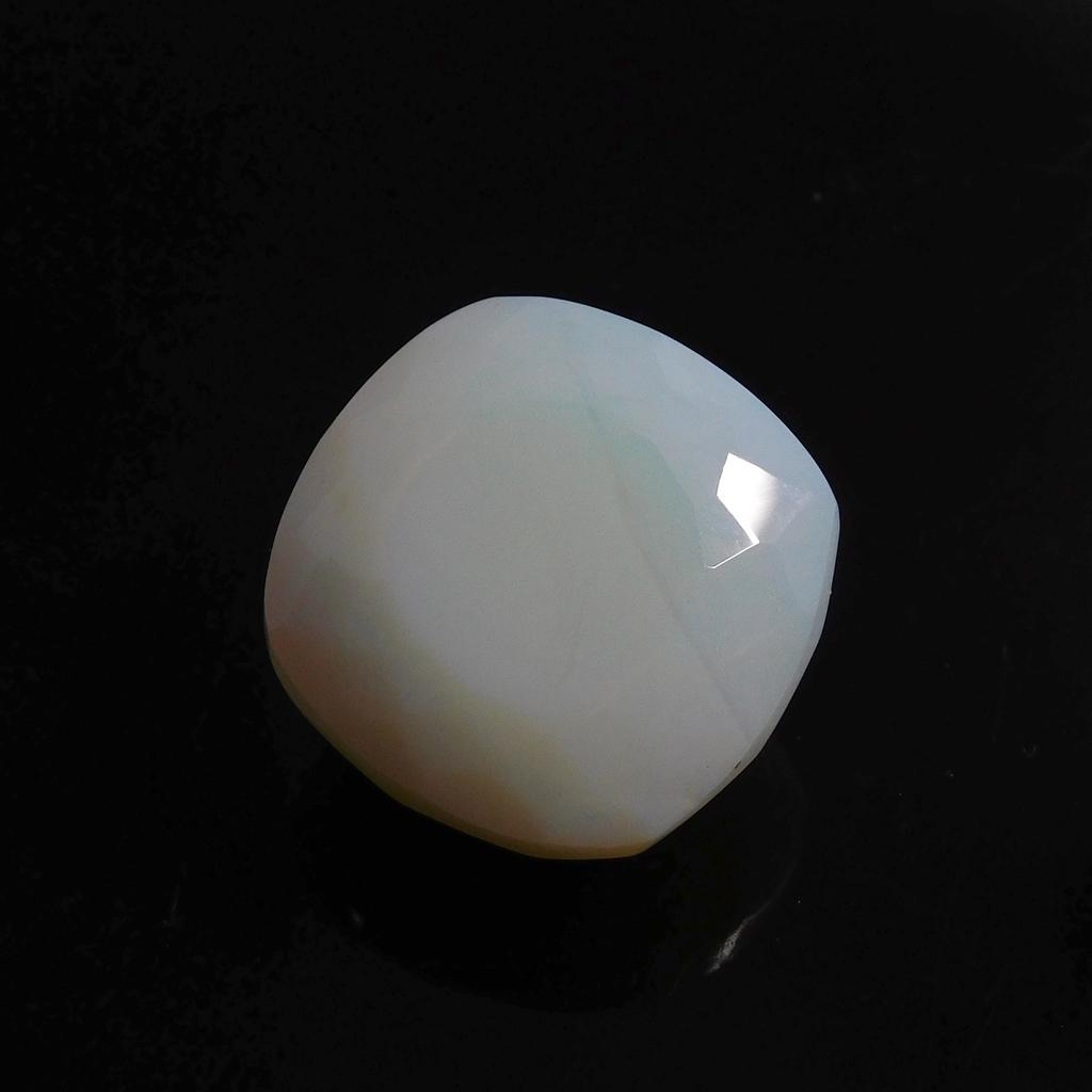 Lab-Created Opal Loose Gemstone Multicolor 40.80 ct Square Cushion Cut October Birthday Birthstone