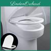 Universal White Toilet Seat Cover Soft Close Quick Install Durable Urea Resin Thick Design