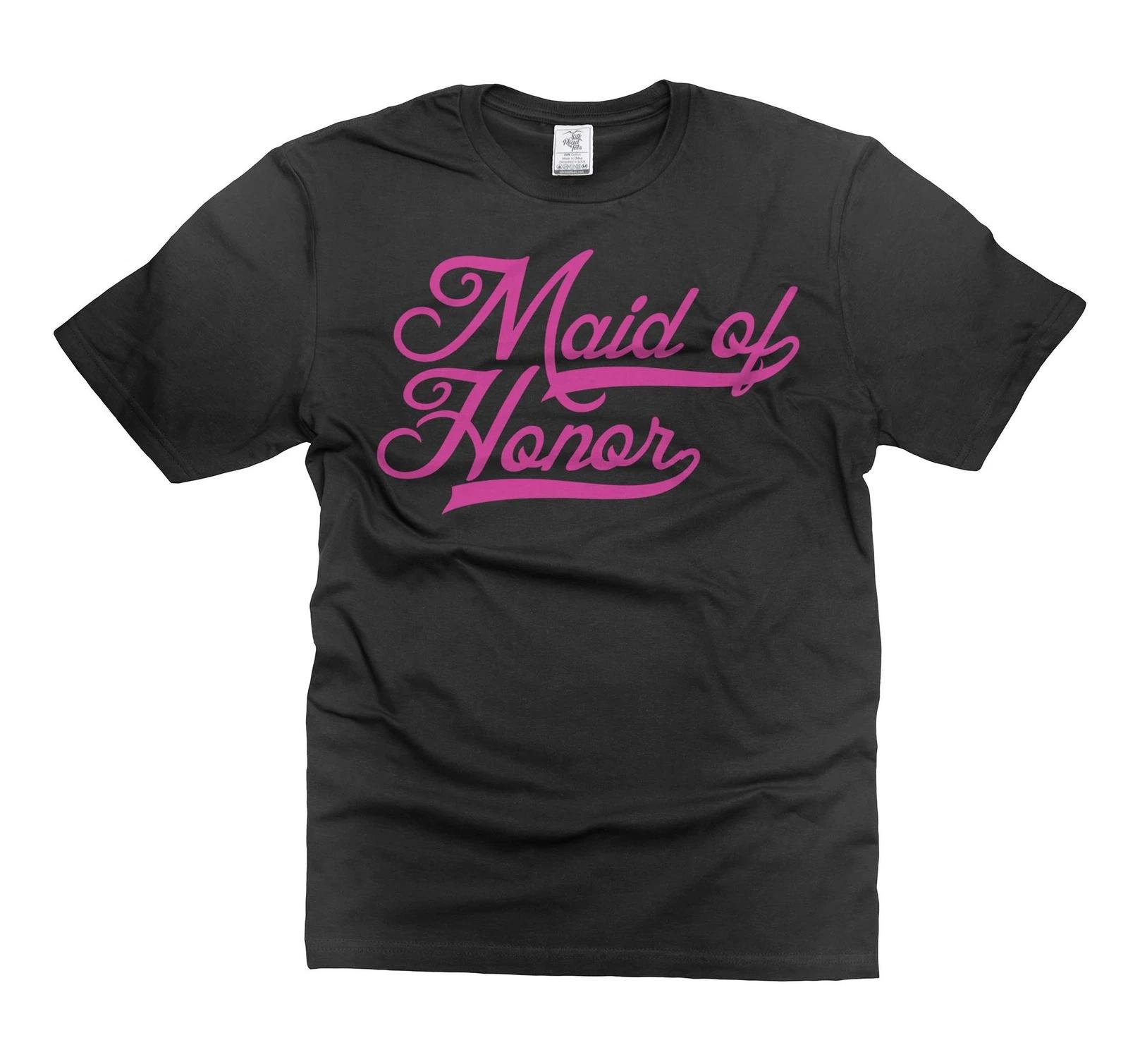 

Maid of Honor Shirt Bridal Party Shirts Bridesmaid Shirt Bachelorette shirts XL