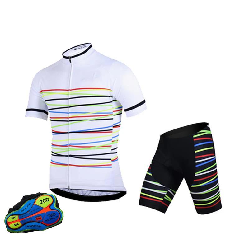 2026 Summer Breathable Cycling Suit Set Bike Uniform Suit Style Men's MTB Wear Pro Team Cycling Jersey Short Sleeve Bicycle Clothing Summer