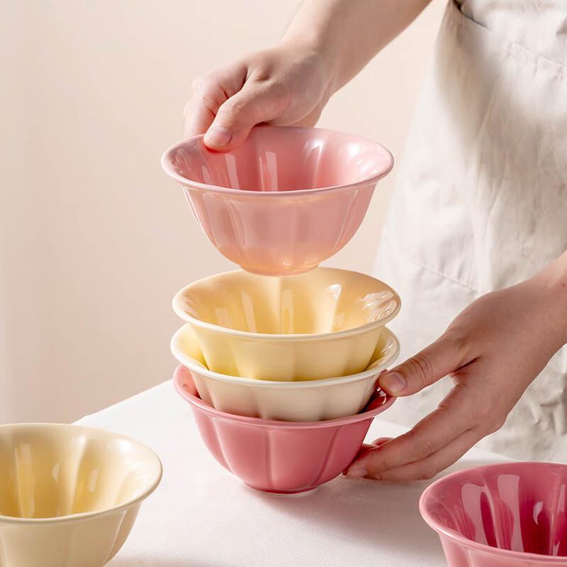 Ceramic Rice & Fruit Bowl Set