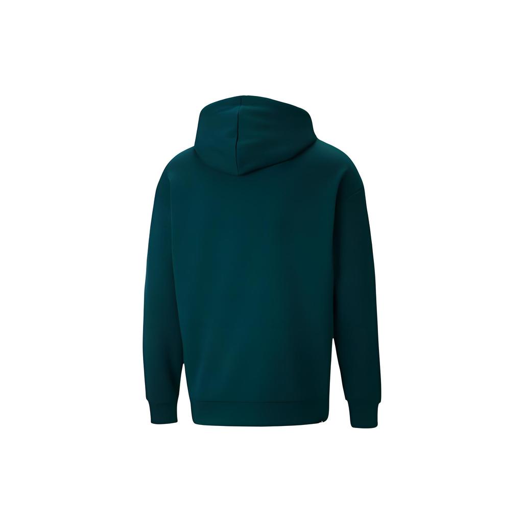 Puma Sweatshirts Men's Green Hooded Moderate Mock Two Piece 672471-24