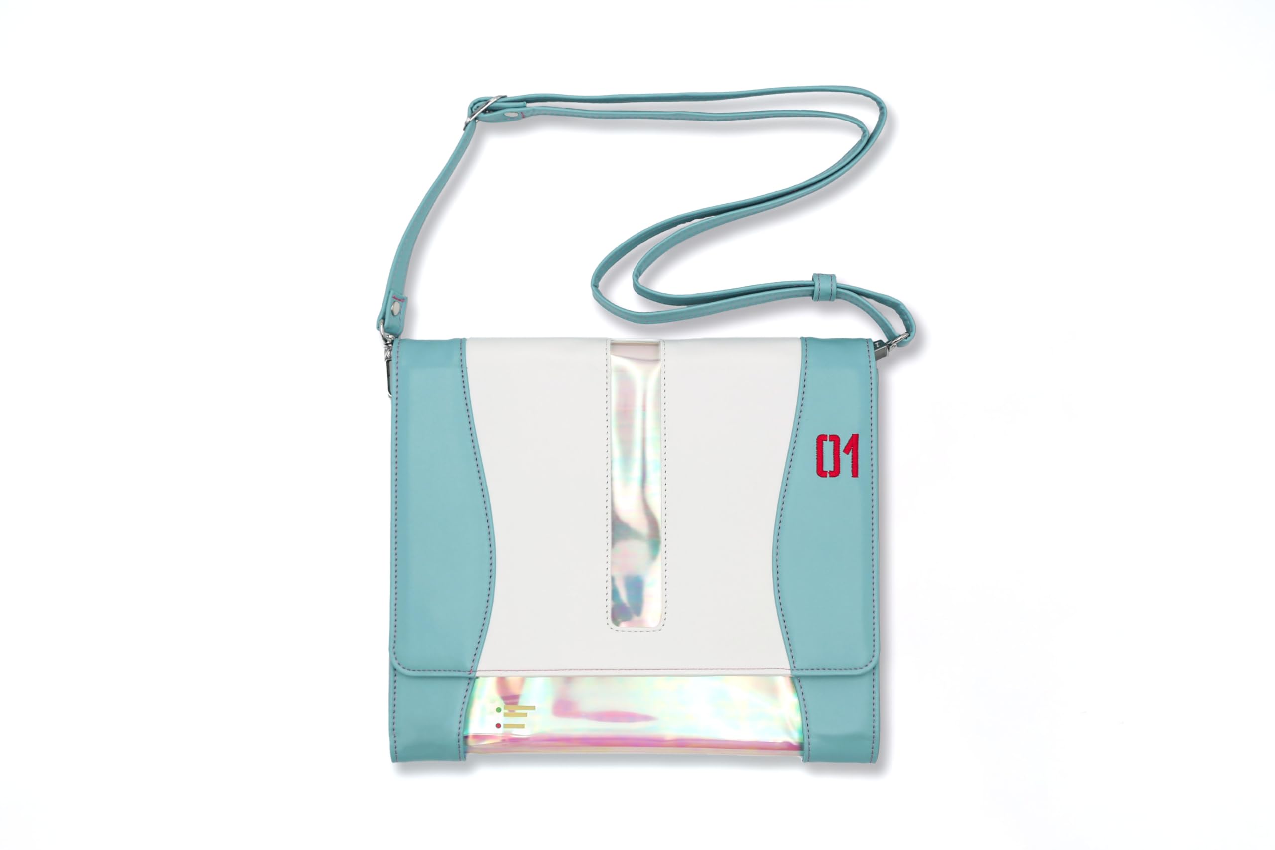 

Daihatsu Hatsune Miku Vehicle Inspection Certificate Case (ver.2) Shoulder Bag 01 Motif Light Blue 255 x 225 x 35mm