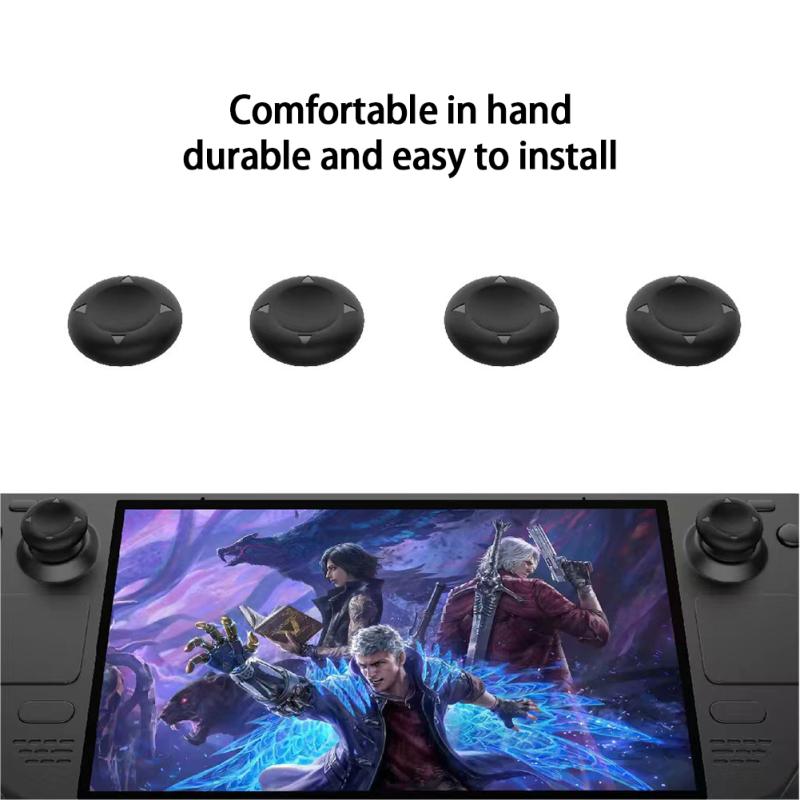 Gp-812 Silicone Protector Kit Compatible For Steam Deck Console Accessories Dust Plug Sticker Rocker