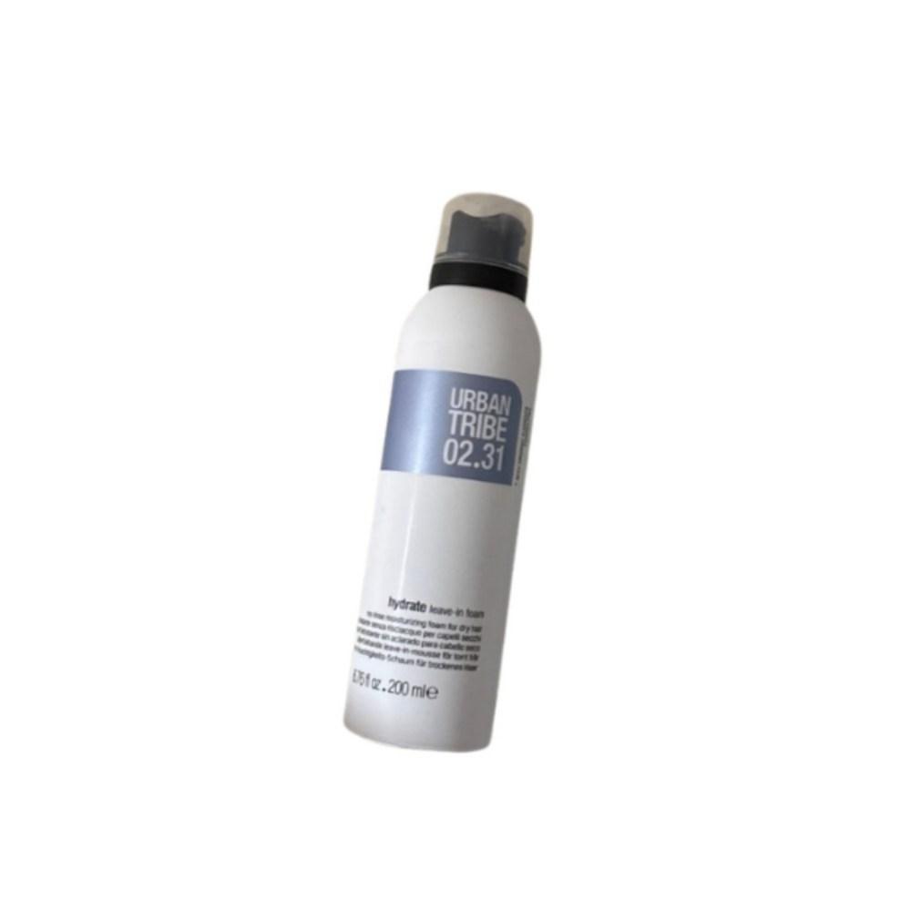 Urban Tribe No-Wash Treatment Hydrate Leave-in Foam for Severely Damaged Hair Shea Butter Scent 1 Pcs 200ml
