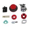15mm 40-5 Çalı Kesici Karbüratör Kiti Hava Filtresi Adaptör Plakası Seti 2 Zamanlı 43cc 47cc 49cc Çim Biçme Makinesi Parçaları İçin Uygun