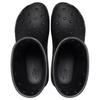 Crocs Flat Heel Short Boots Unisex Black