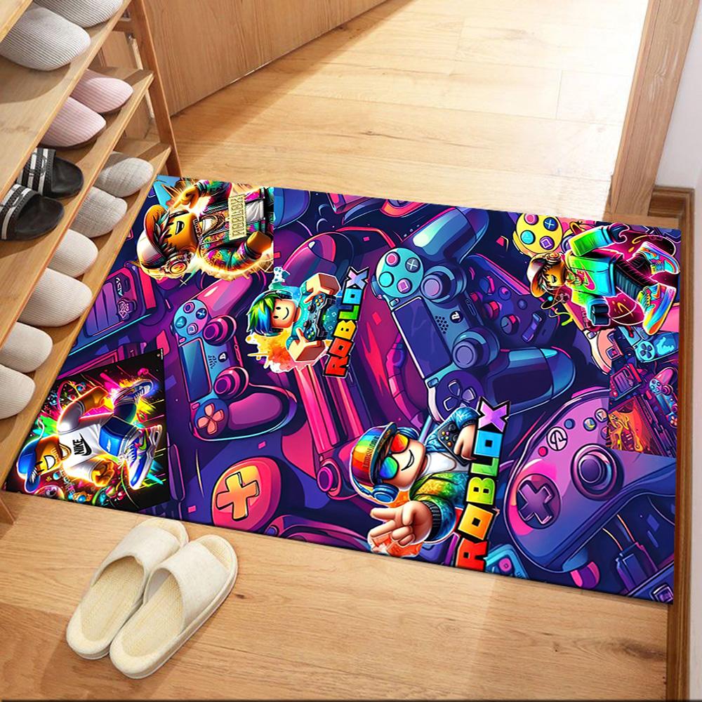 

Roblox Party Celebration Square rugs are a great choice for living rooms, bedrooms, home décor, and as gifts. 40cmx60cm
