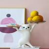 Cartoon Resin Cat Tray Statue - Entryway Desk Decor With Storage, Whimsical Key Candy Dish, Perfect Home Office Gift